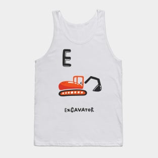 Cool Excavator E Tank Top